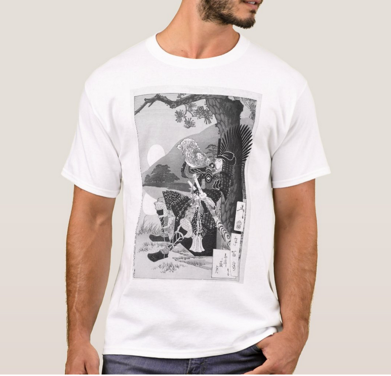 Toyotomi Hideyoshi Samurai Art T-Shirt – Japanese History & Ukiyo-e Inspired Design